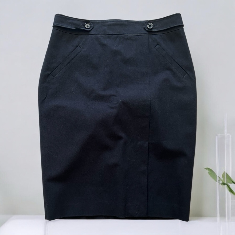Ann Taylor Black Pencil Skirt Size 4